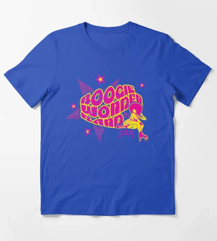 Boogie Roller Pink T-Shirt Blue