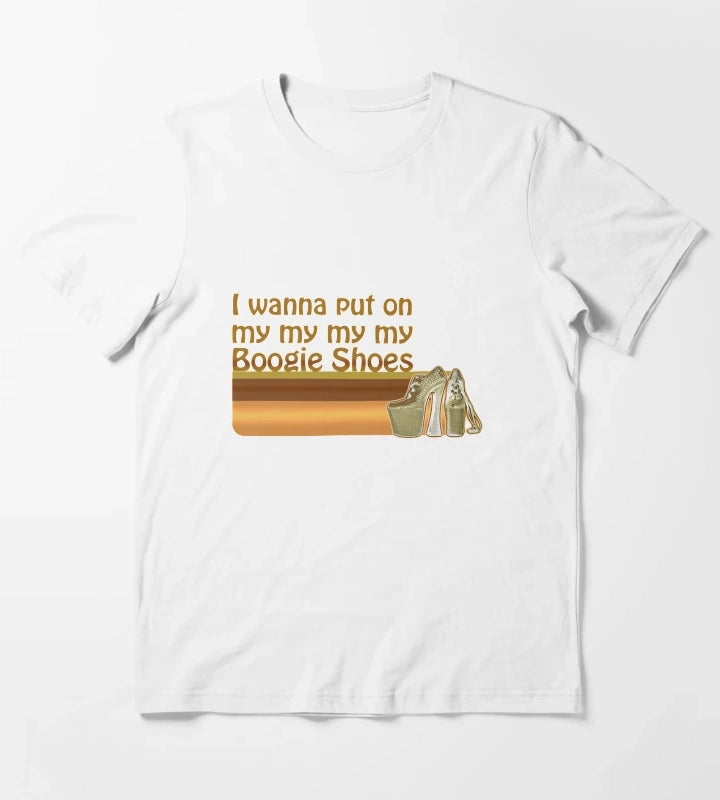 Boogie Shoes Disco T-Shirt White
