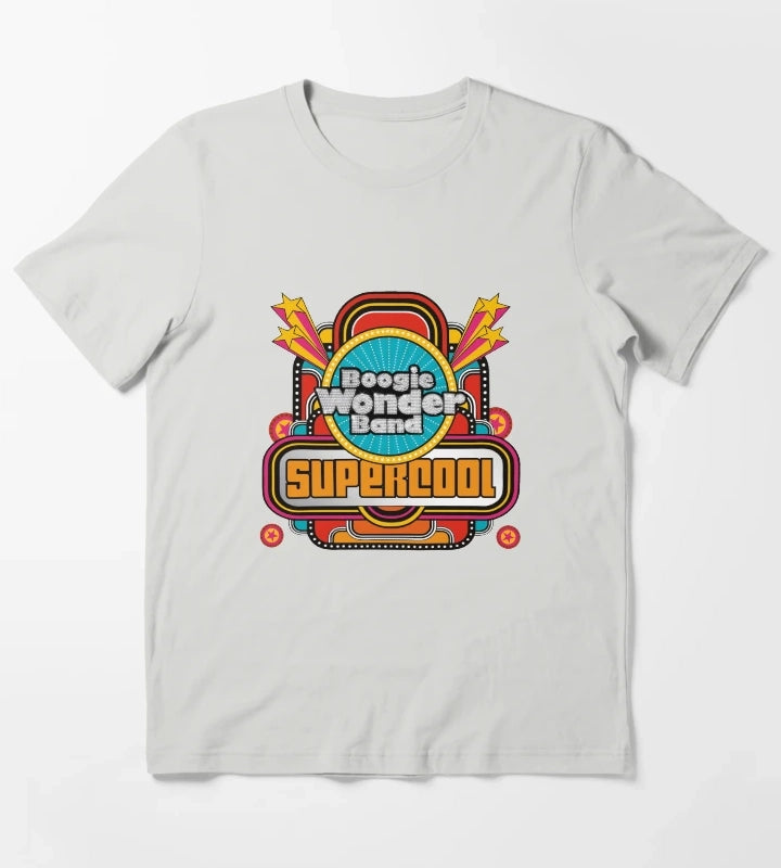 Boogie Wonder Band Supercool T-Shirt Light Grey