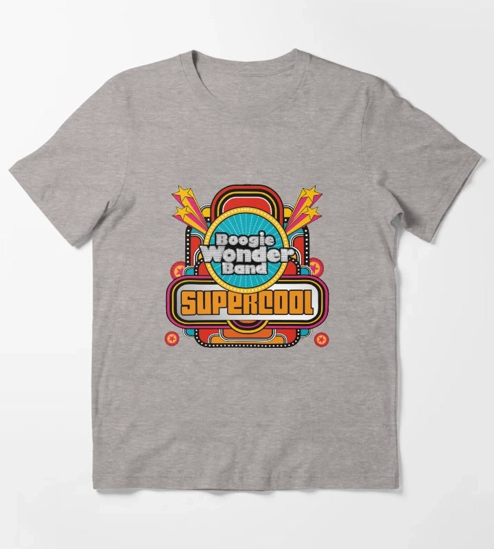 Boogie Wonder Band Supercool T-Shirt Heather Grey