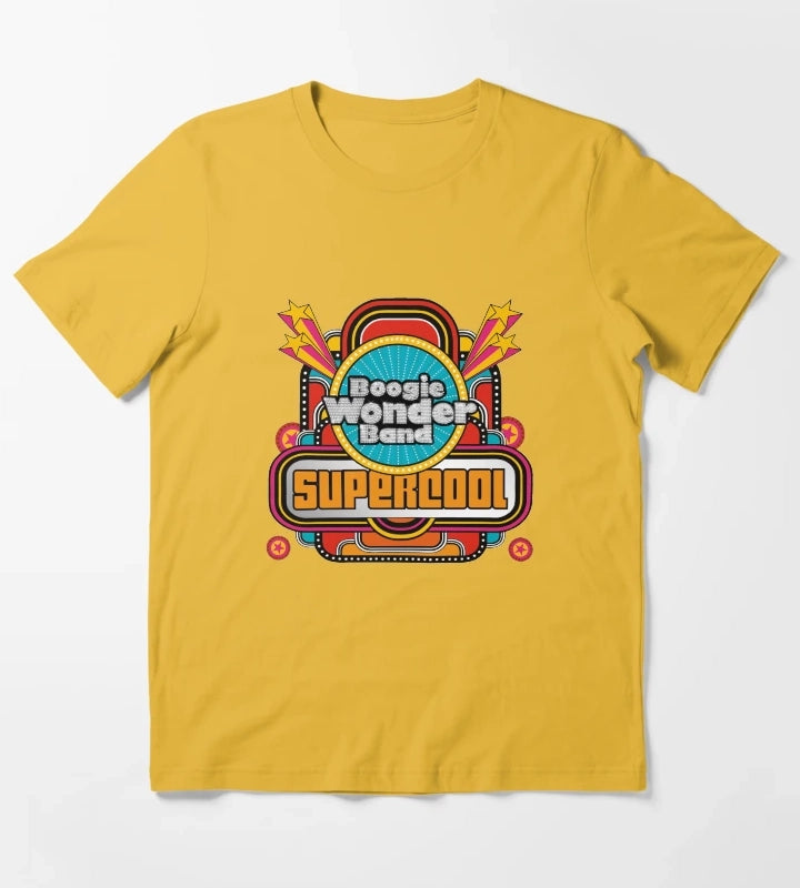 Boogie Wonder Band Supercool T-Shirt Yellow