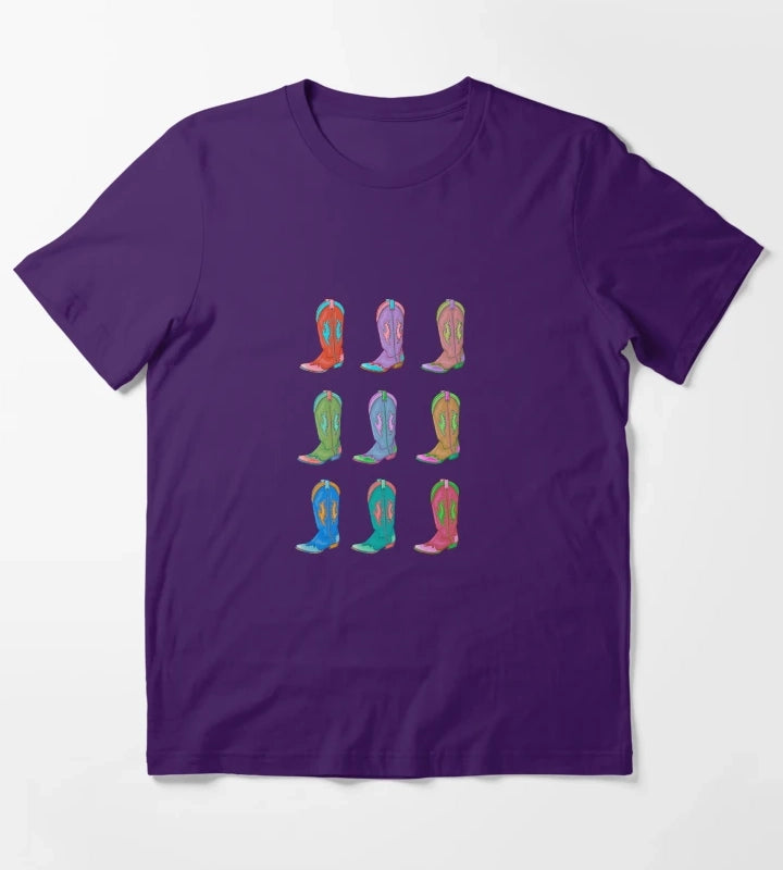 Boots T-Shirt Purple