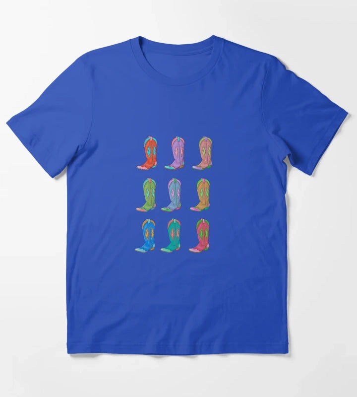 Boots T-Shirt Blue