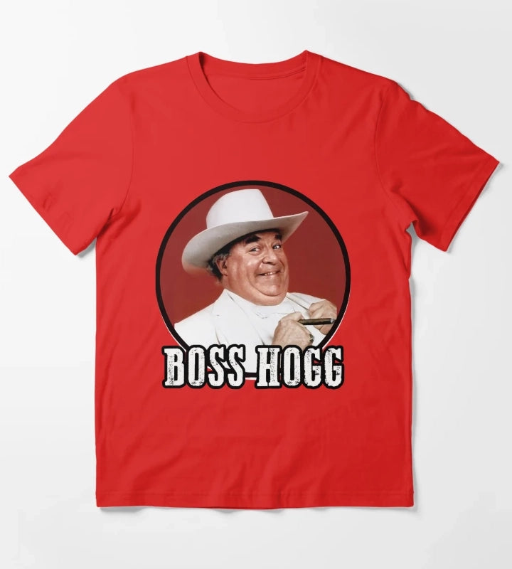Boss Hogg from Dukes Of Hazzard T-Shirt Red