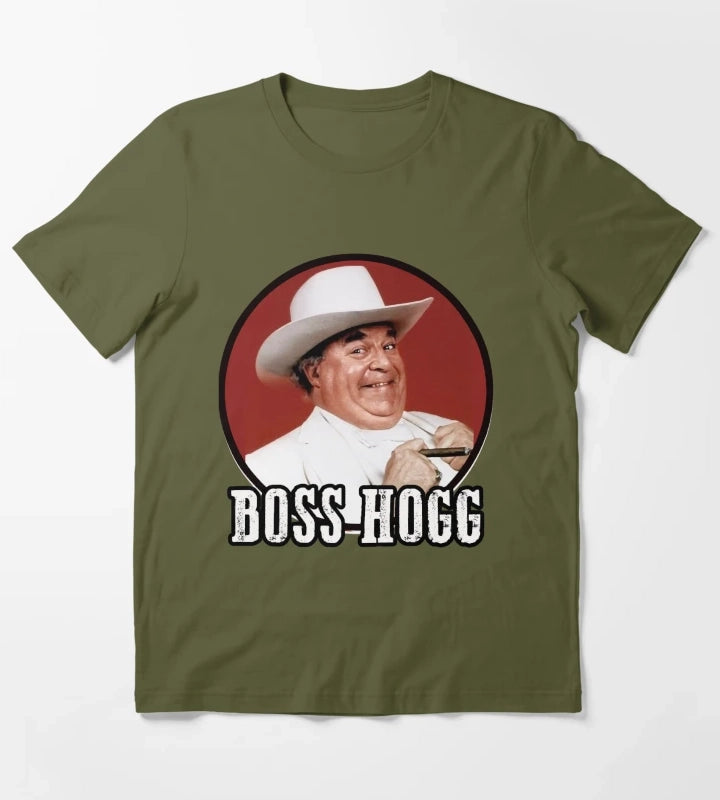 Boss Hogg from Dukes Of Hazzard T-Shirt Olive Green