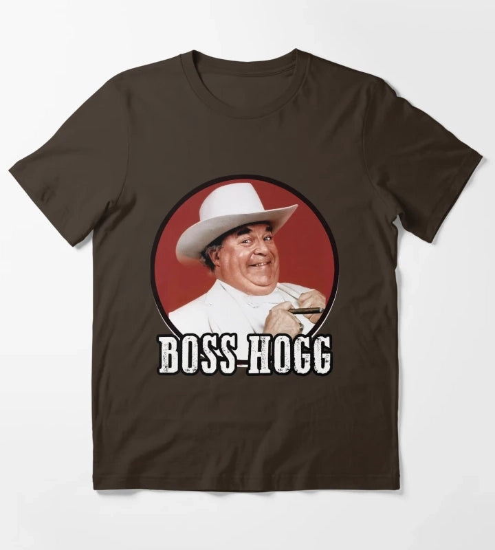 Boss Hogg from Dukes Of Hazzard T-Shirt Brown