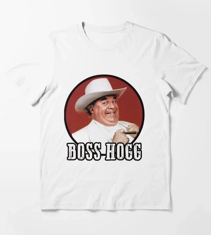 Boss Hogg from Dukes Of Hazzard T-Shirt White