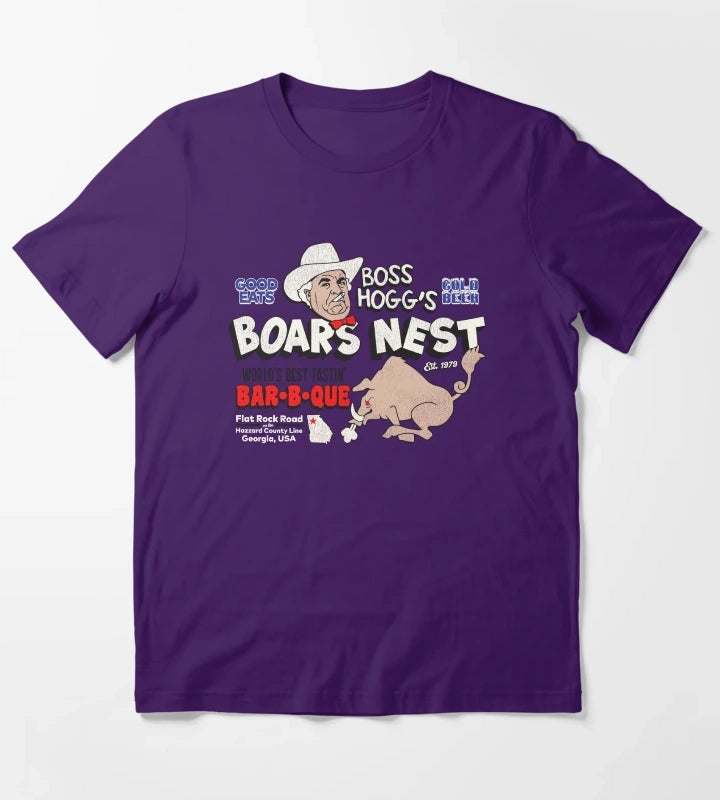 Boss Hoggs Boars Nest T-Shirt Purple