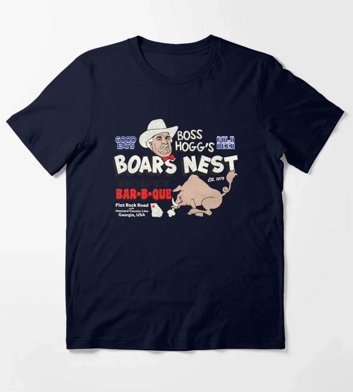 Boss Hoggs Boars Nest T-Shirt Navy