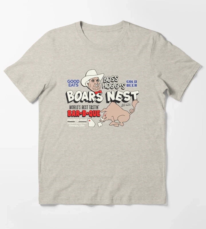 Boss Hoggs Boars Nest T-Shirt Cream