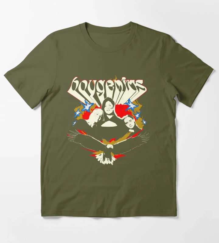 Boygenius Music Lover T-Shirt Olive Green