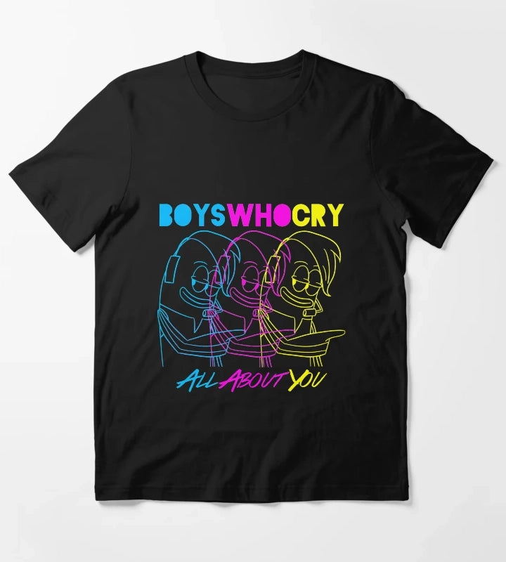 Boys Who Cry Cyan Magenta Yellow T-Shirt