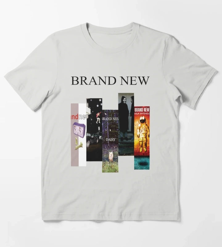 Brand New Band T-Shirt Light Grey