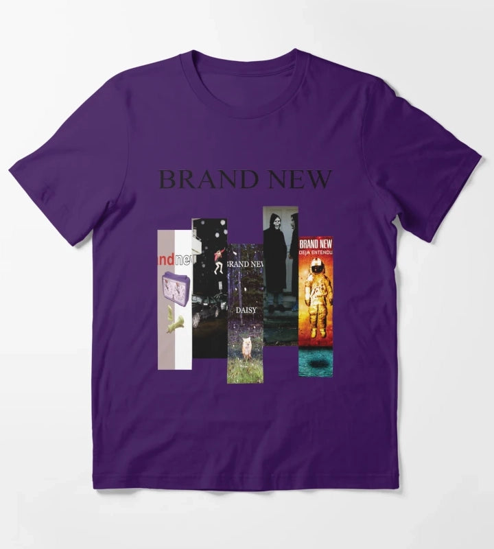 Brand New Band T-Shirt Purple