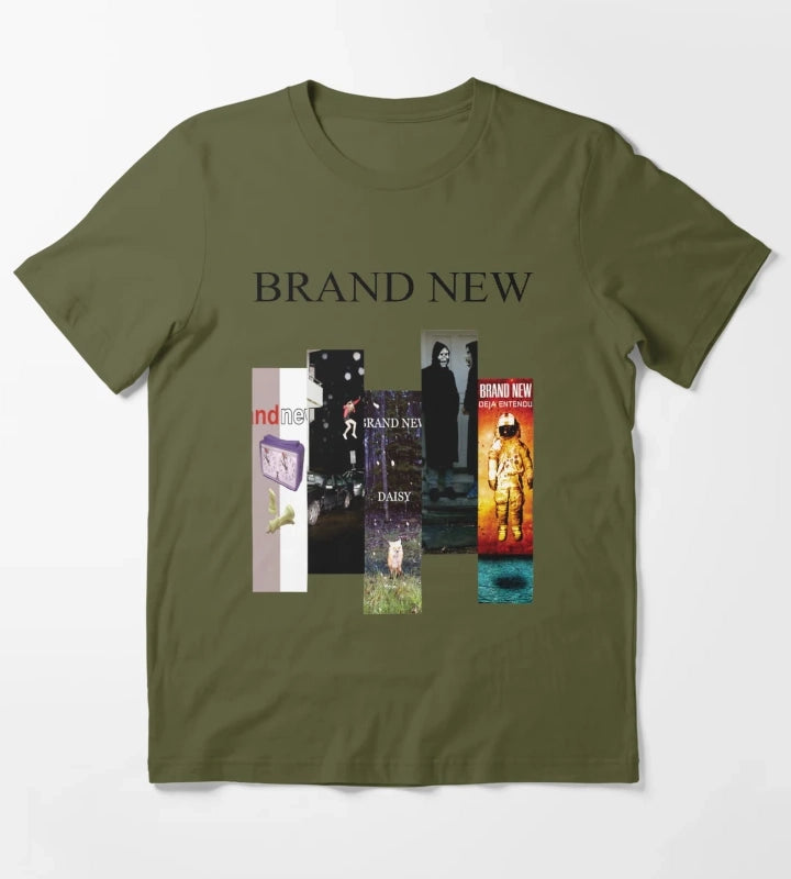 Brand New Band T-Shirt Olive Green