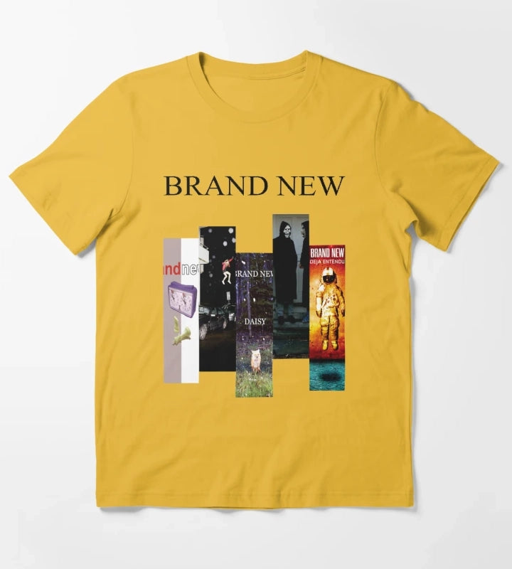 Brand New Band T-Shirt Yellow