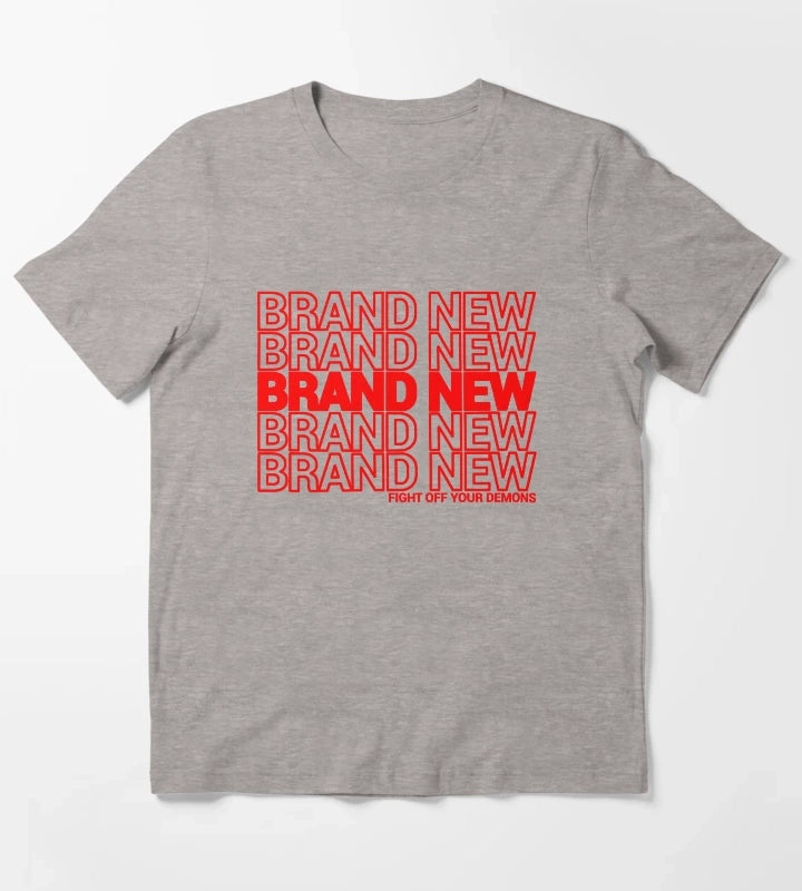 Brand New Brand New Brand New red T-Shirt Heather Grey