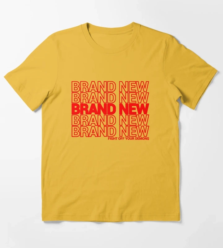Brand New Brand New Brand New red T-Shirt Yellow