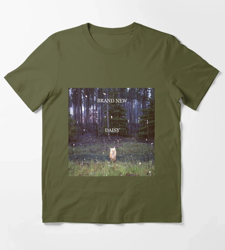 Brand New Daisy T-Shirt Olive Green