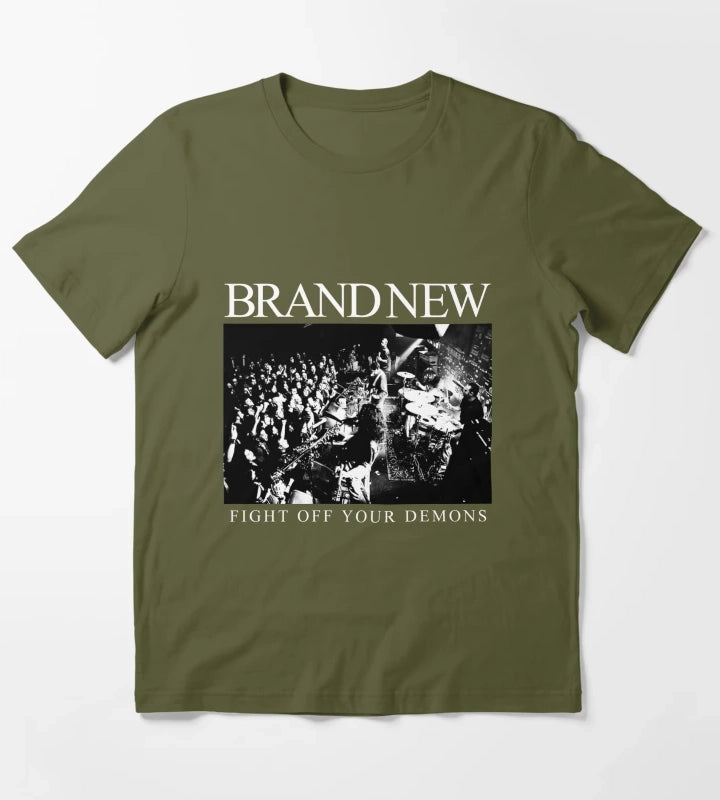 Brand New Live V FOYD T-Shirt Olive Green