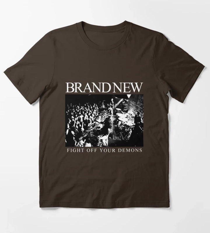 Brand New Live V FOYD T-Shirt Brown