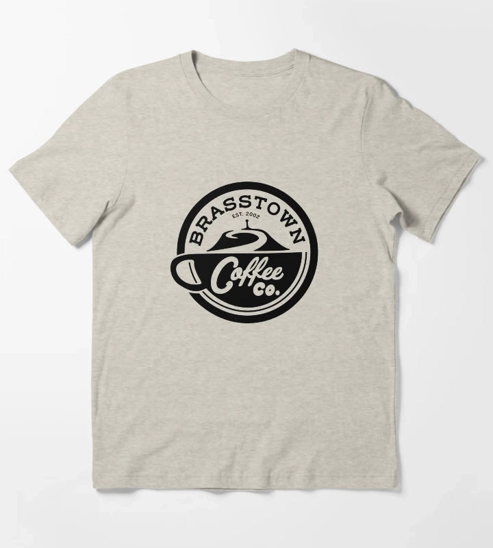 Brasstown Coffee Co logo Love Victor T-Shirt Cream