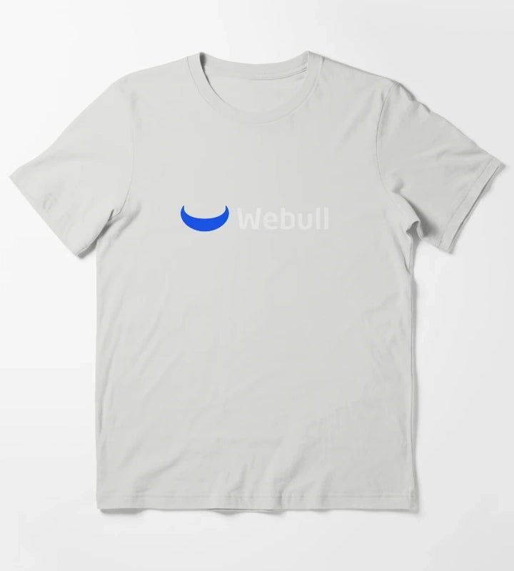 Brewed Webull aCoffee Warms Hearts T-Shirt Light Grey