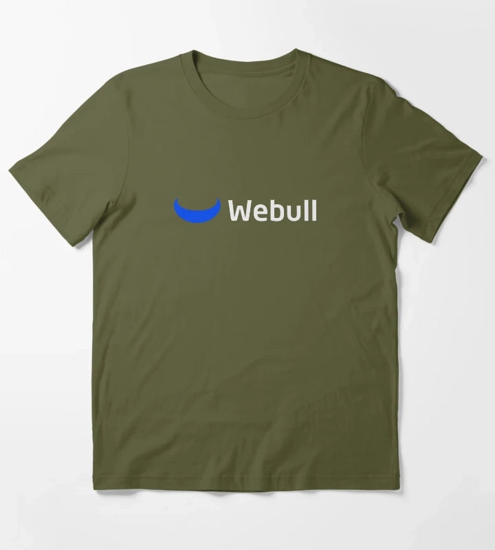 Brewed Webull aCoffee Warms Hearts T-Shirt Olive Green