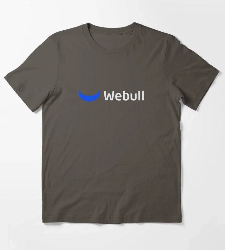 Brewed Webull aCoffee Warms Hearts T-Shirt Dark Grey