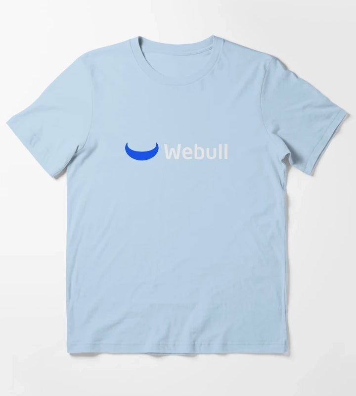 Brewed Webull aCoffee Warms Hearts T-Shirt Sky Blue