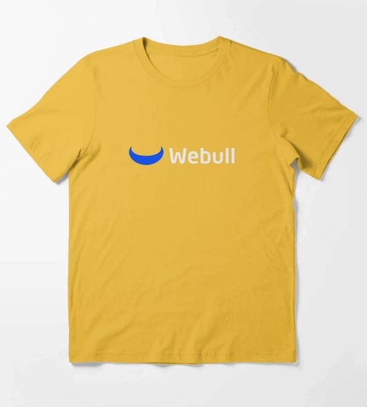 Brewed Webull aCoffee Warms Hearts T-Shirt Yellow