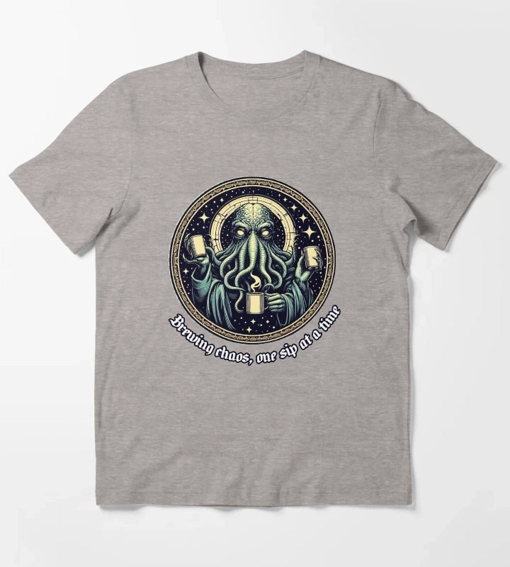 Brewing Chaos T-Shirt Heather Grey