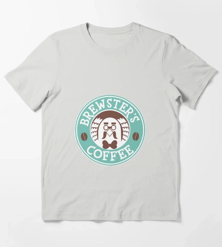 Brewsters Coffee T-Shirt Light Grey