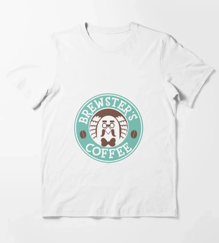 Brewsters Coffee T-Shirt White