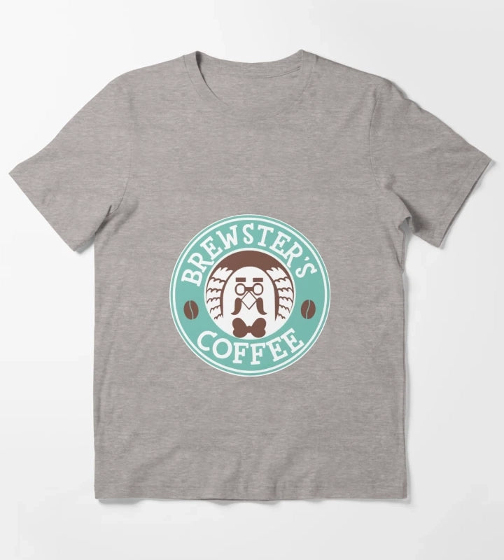 Brewsters Coffee T-Shirt Heather Grey