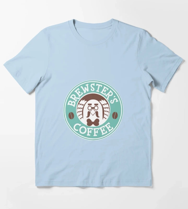 Brewsters Coffee T-Shirt Sky Blue