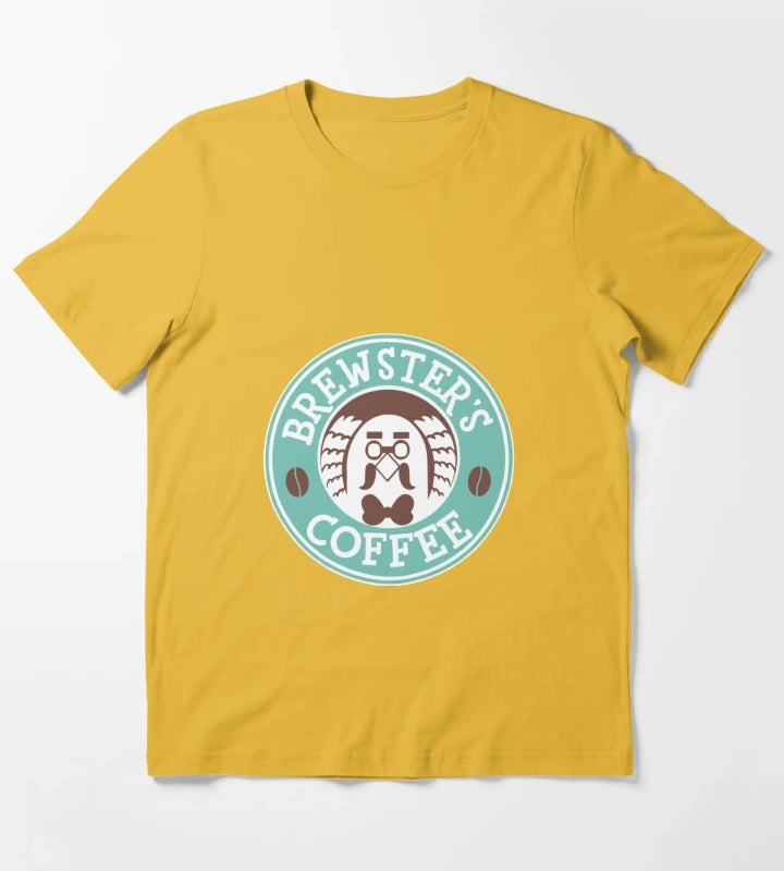 Brewsters Coffee T-Shirt Yellow