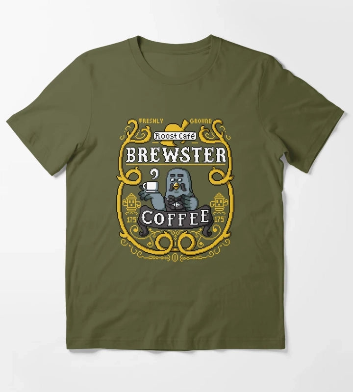 Brewsters Cup of Cooffee T-Shirt Olive Green