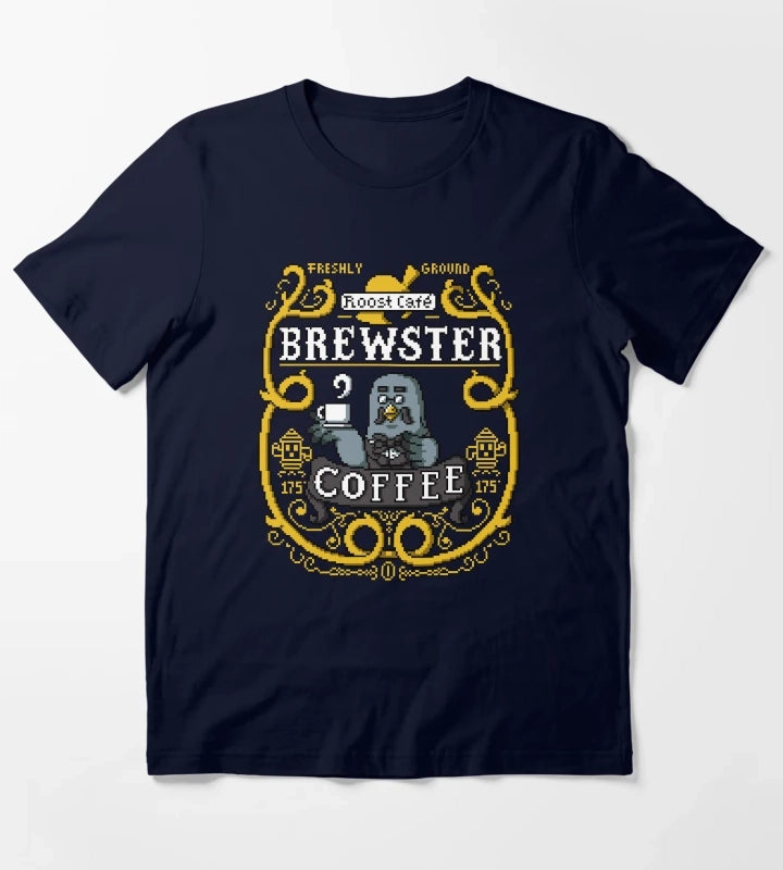 Brewsters Cup of Cooffee T-Shirt Navy