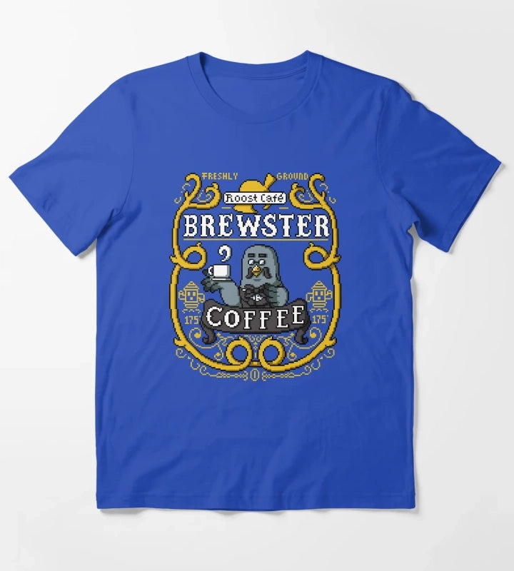 Brewsters Cup of Cooffee T-Shirt Blue