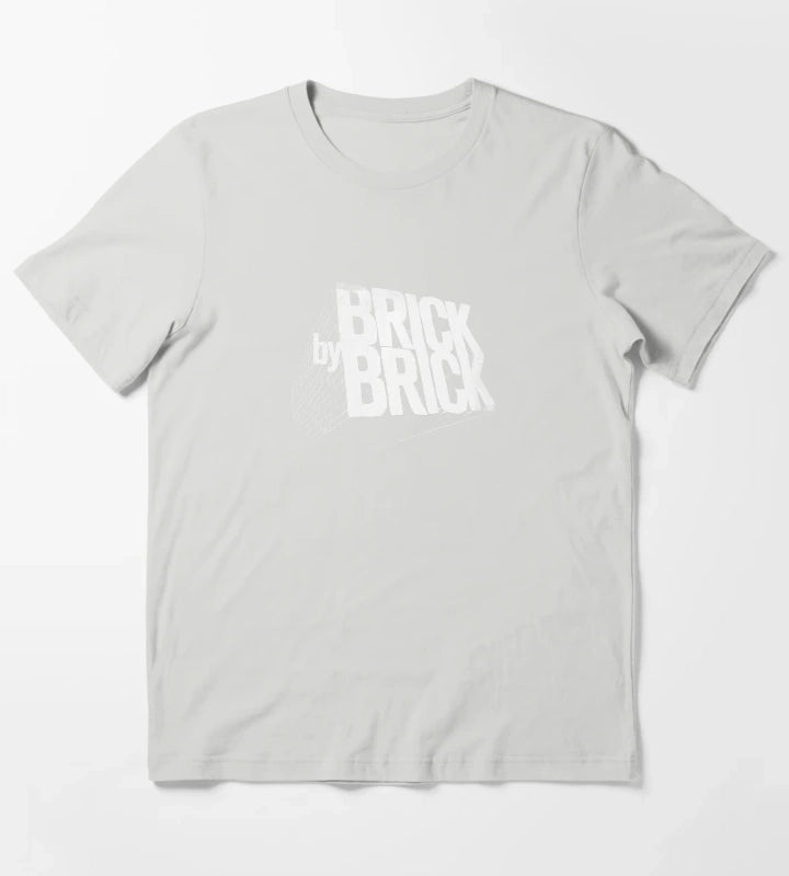 Brick by Brick T-Shirt Light Grey