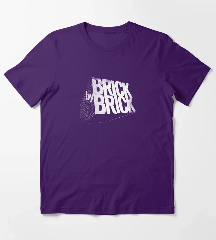 Brick by Brick T-Shirt Purple
