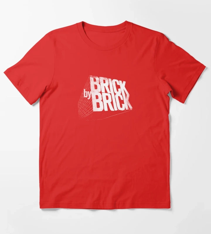 Brick by Brick T-Shirt Red