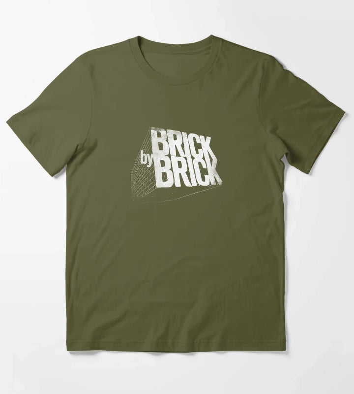 Brick by Brick T-Shirt Olive Green