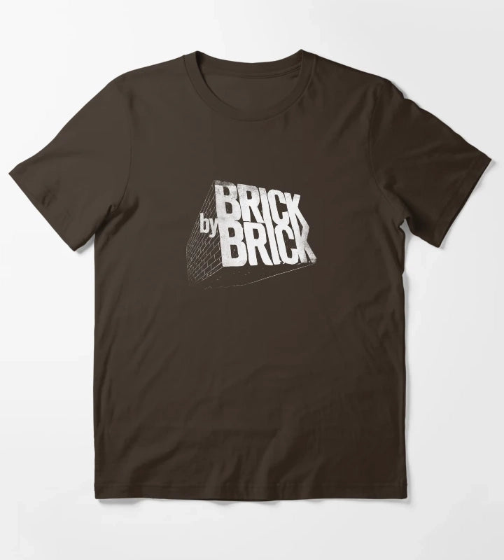 Brick by Brick T-Shirt Brown