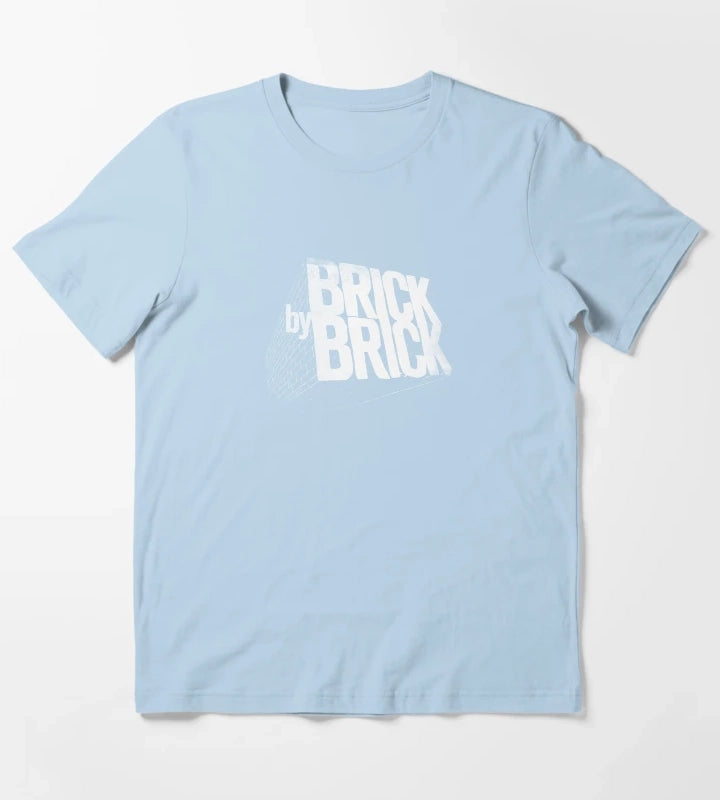 Brick by Brick T-Shirt Sky Blue