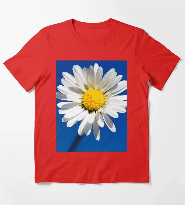 Bright Daisy Bloom by heidiannemorris T-Shirt Red