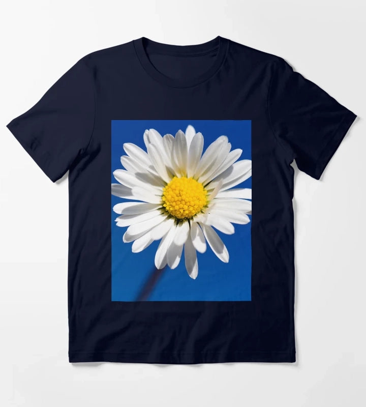 Bright Daisy Bloom by heidiannemorris T-Shirt Navy