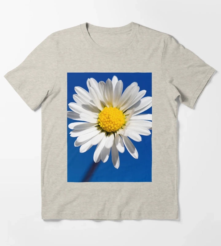 Bright Daisy Bloom by heidiannemorris T-Shirt Cream