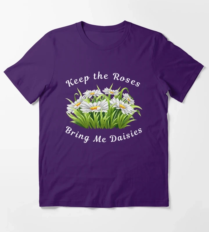 Bring Me Daisies for the Daisy Lovers T-Shirt Purple